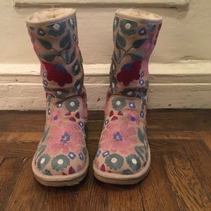 Ugg embroidered boots